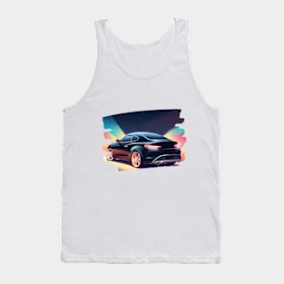 colorful sport car suv Tank Top